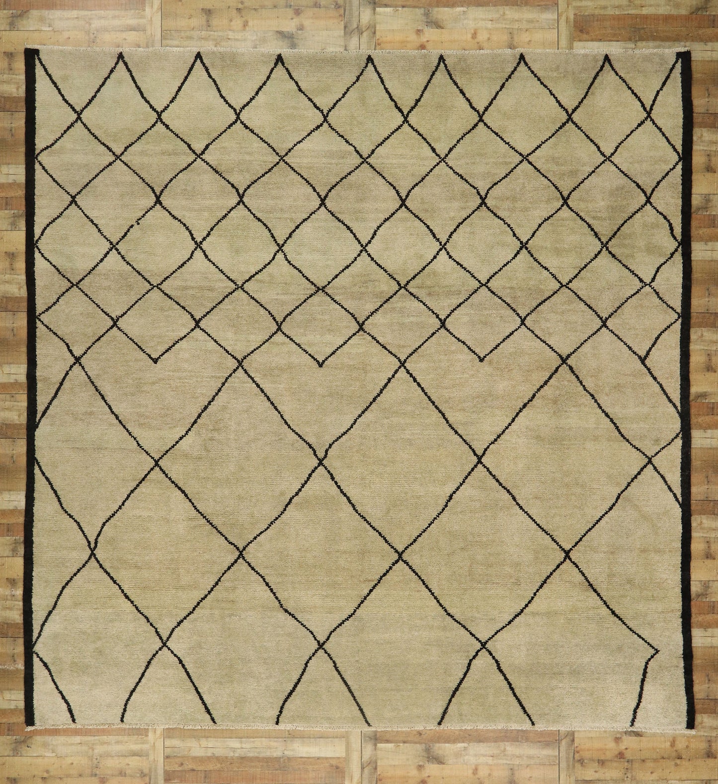 13 x 14 Organic Modern Moroccan Rug 80465