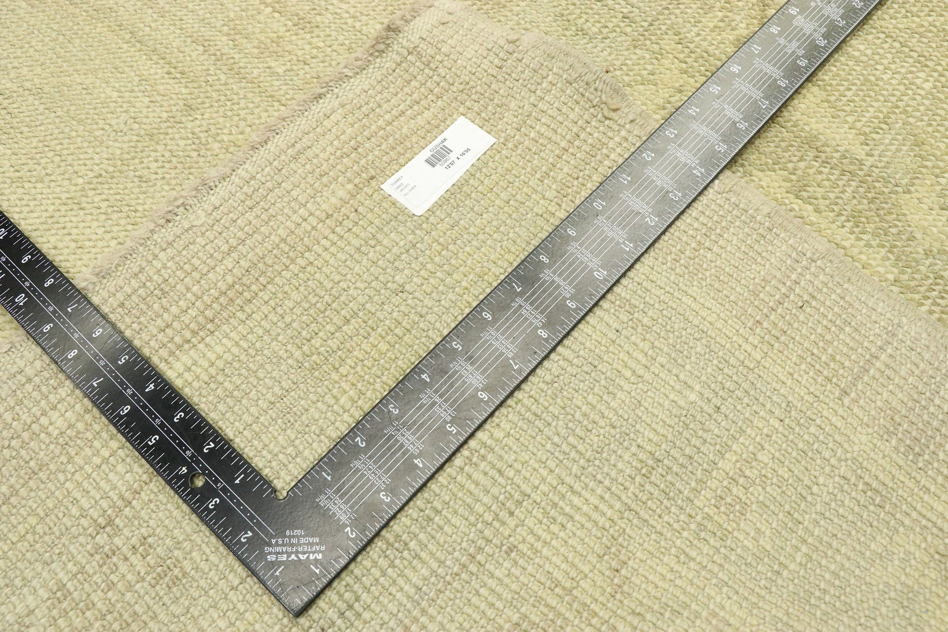 13 x 16 Neutral Turkish Oushak Rug 50867