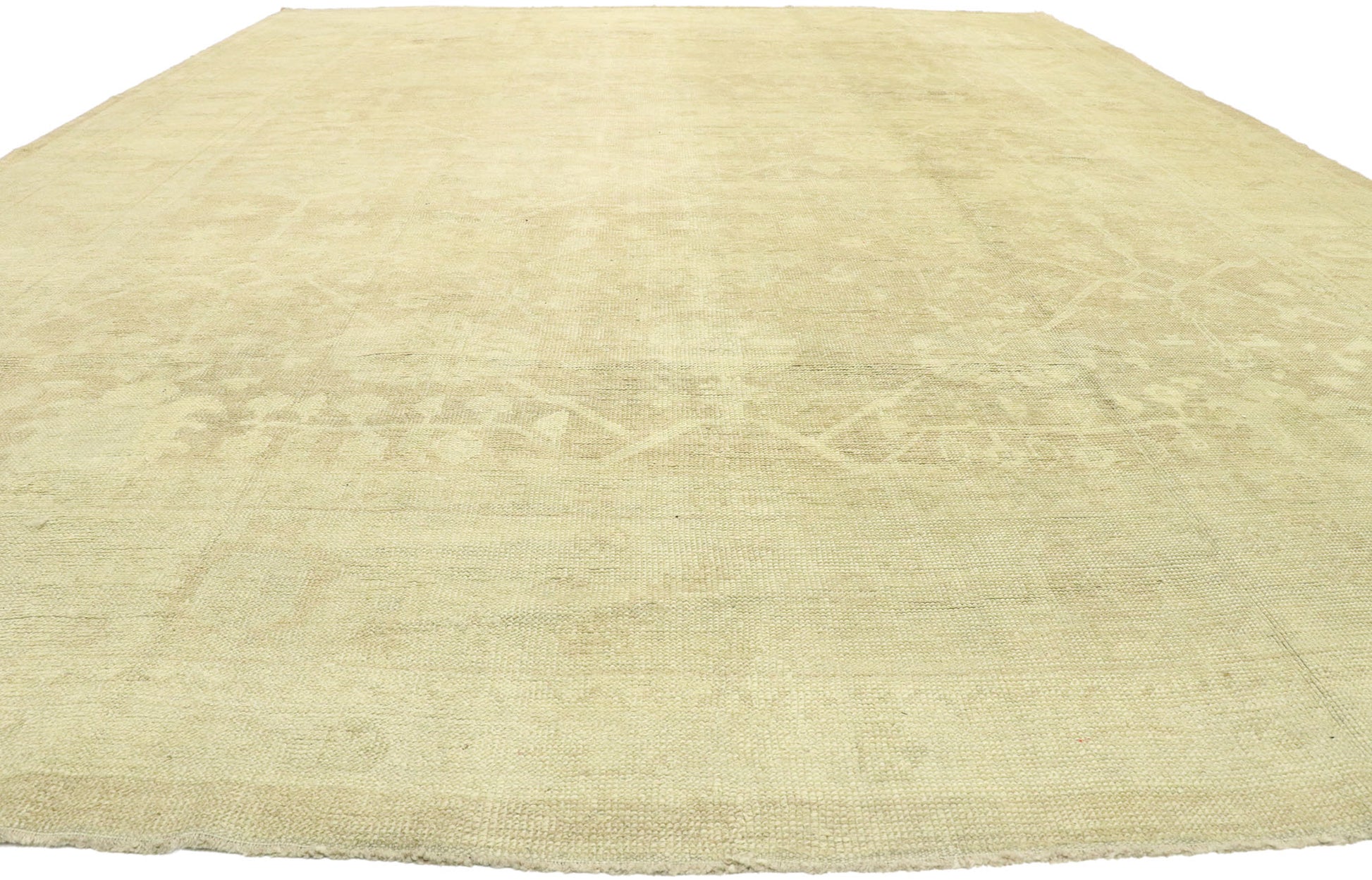 13 x 16 Neutral Turkish Oushak Rug 50867