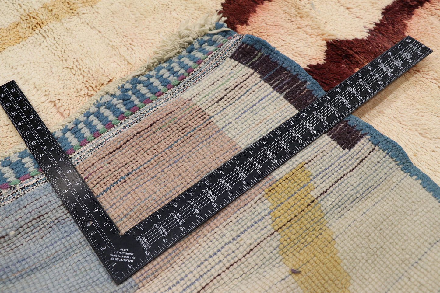 15 x 17 Modern Beni Mrirt Moroccan Rug 21121