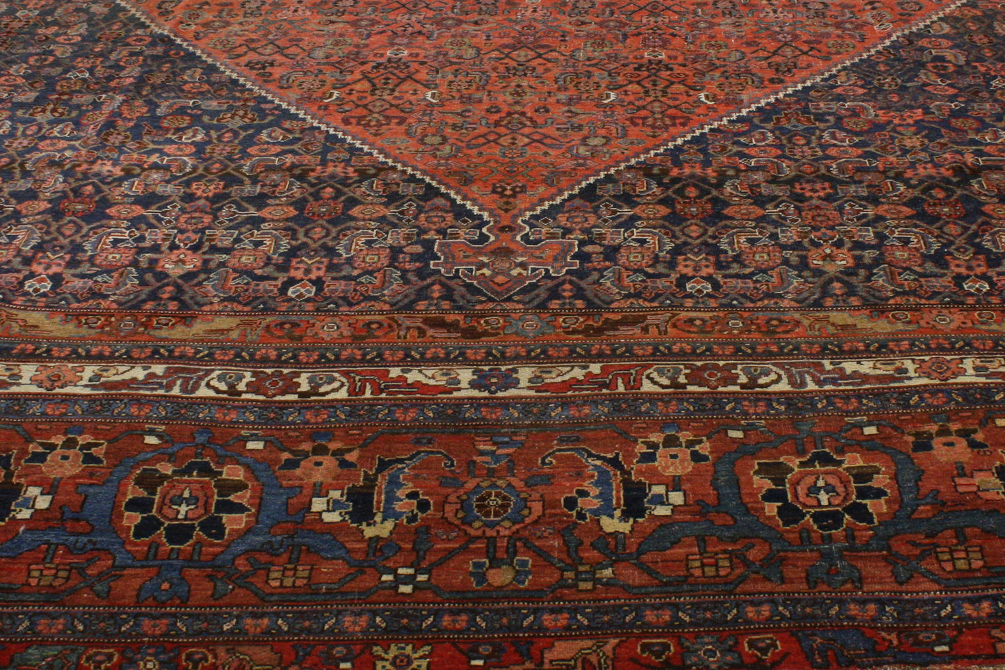 15 x 26 Antique Persian Bijar Rug 73125