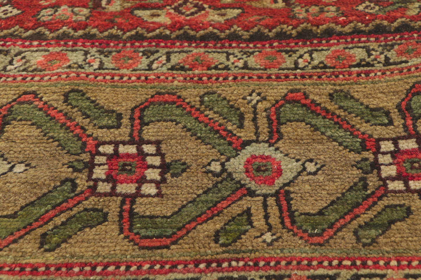 17 x 17 Antique Persian Sultanabad Rug 53828
