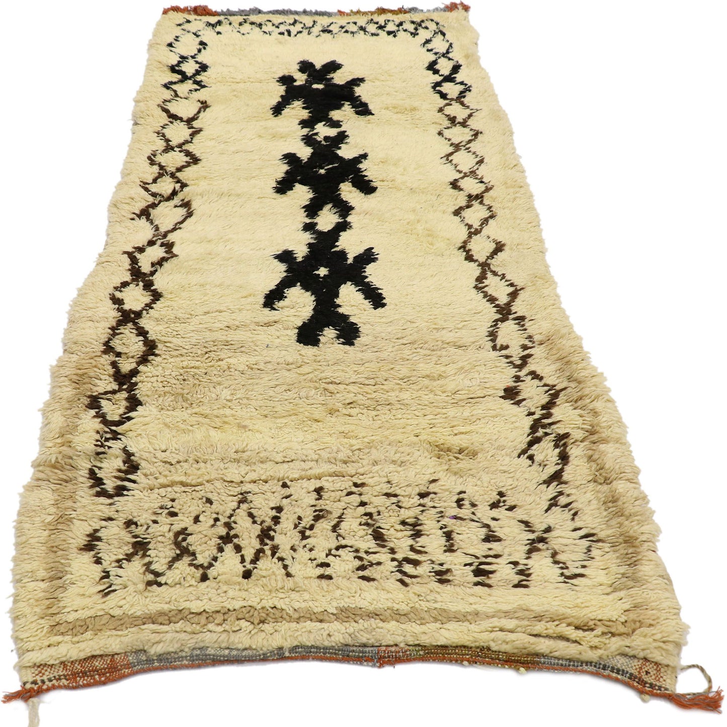 3 x 7 Vintage Moroccan Azilal Rug 21574