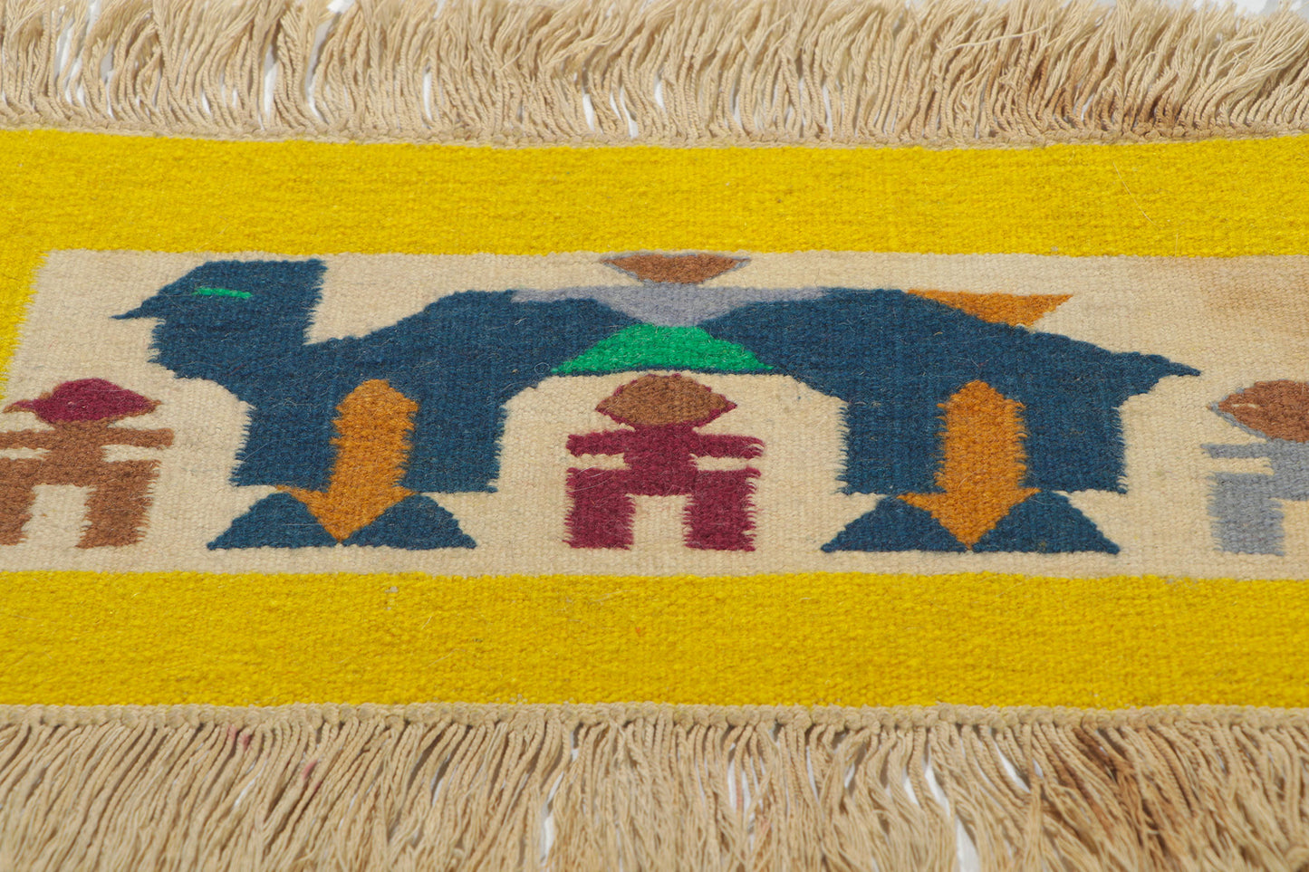 1 x 1 Vintage Peruvian Tapestry 78294