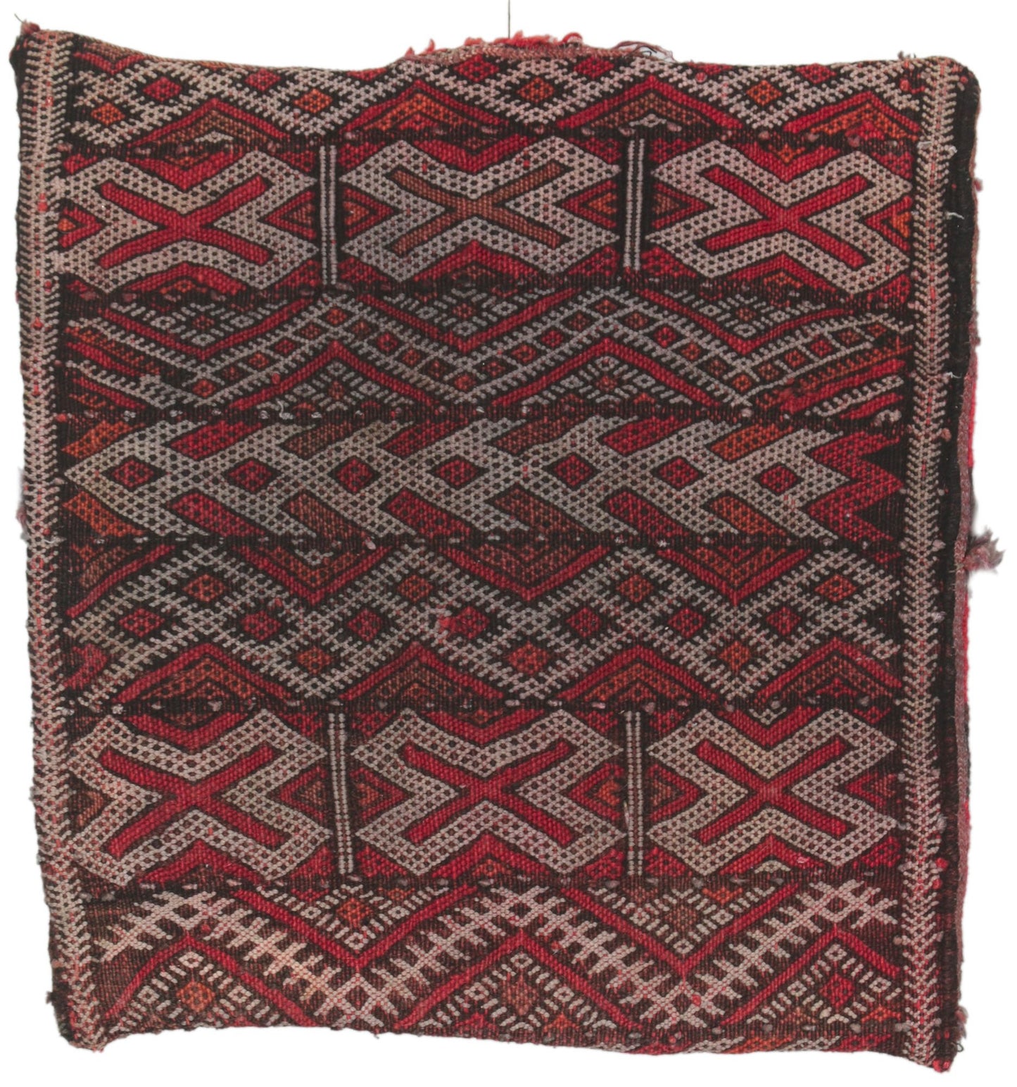 1 x 1 Vintage Moroccan Tribal Textile 78448