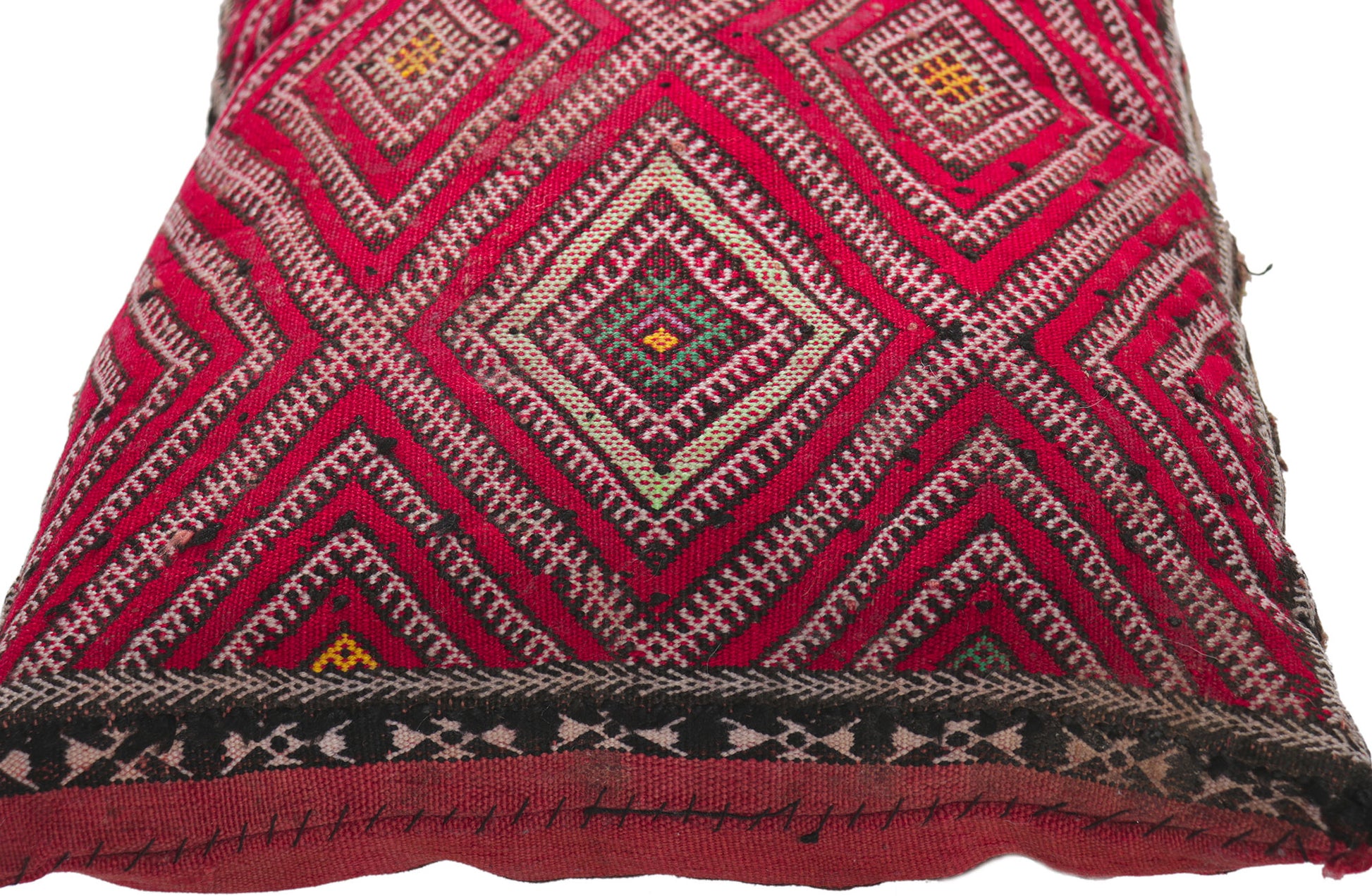 1 x 2 Vintage Zemmour Moroccan Rug Pillow 78445