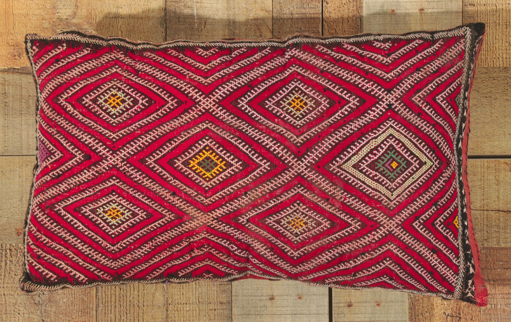 1 x 2 Vintage Zemmour Moroccan Rug Pillow 78445