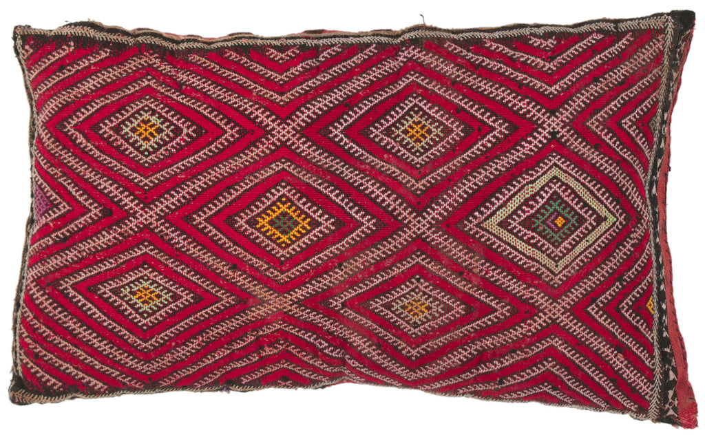 1 x 2 Vintage Zemmour Moroccan Rug Pillow 78445