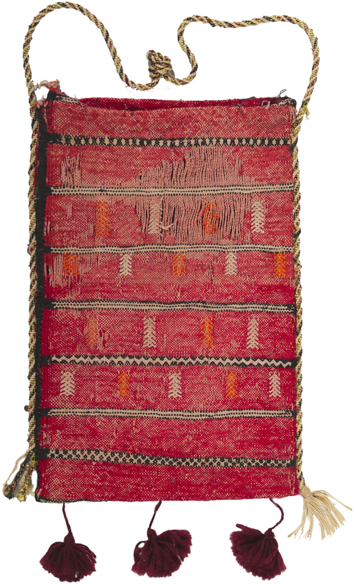 1 x 2 Vintage Moroccan Textile Bag 78449