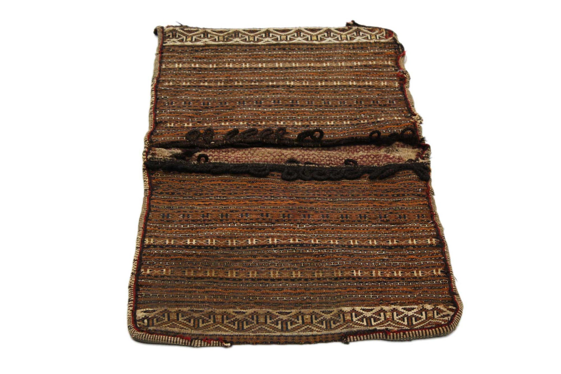 2 x 3 Antique Afghan Baluch Saddlebag 76636