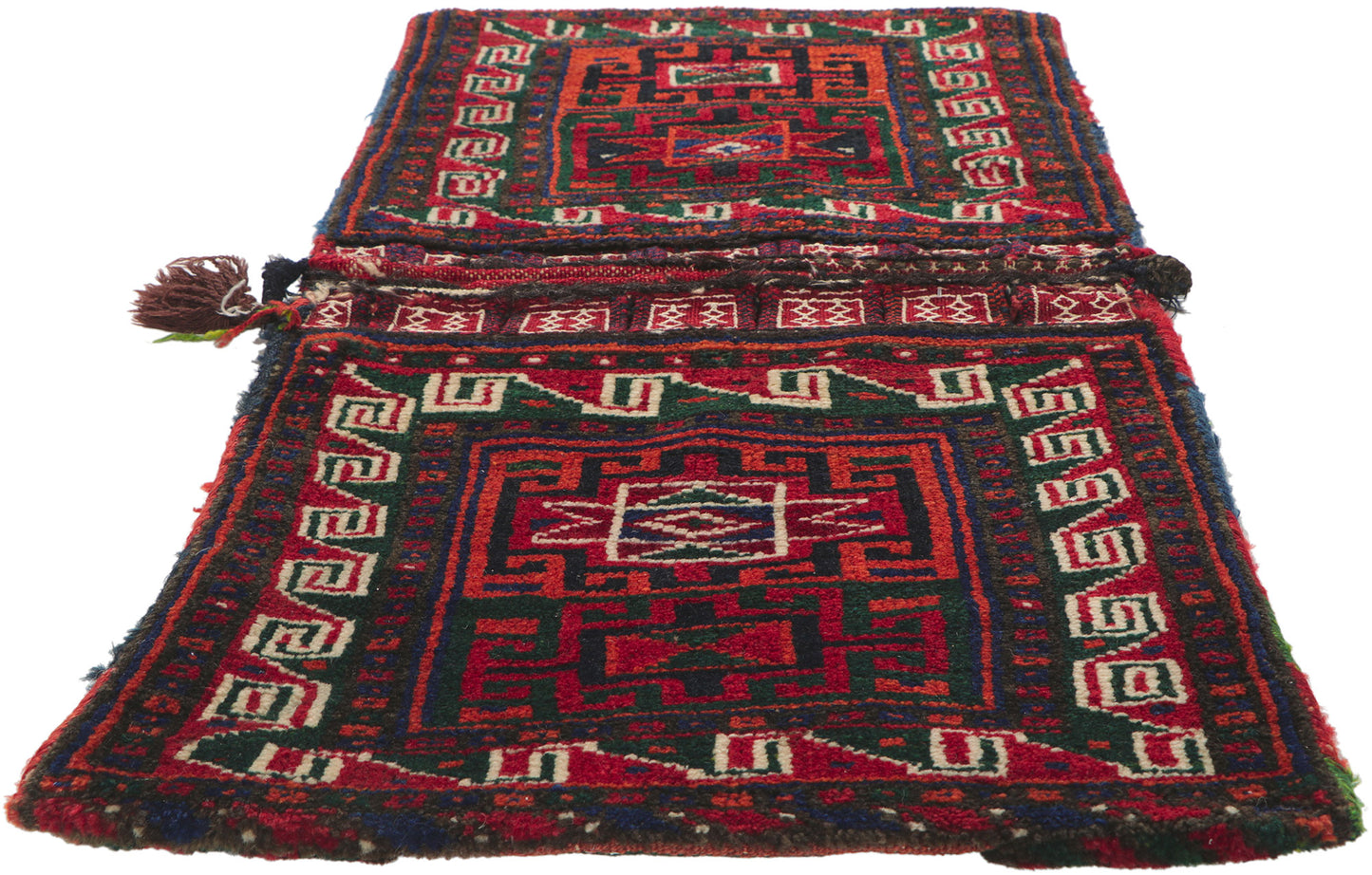 2 x 3 Antique Persian Turkmen Saddlebag 78479