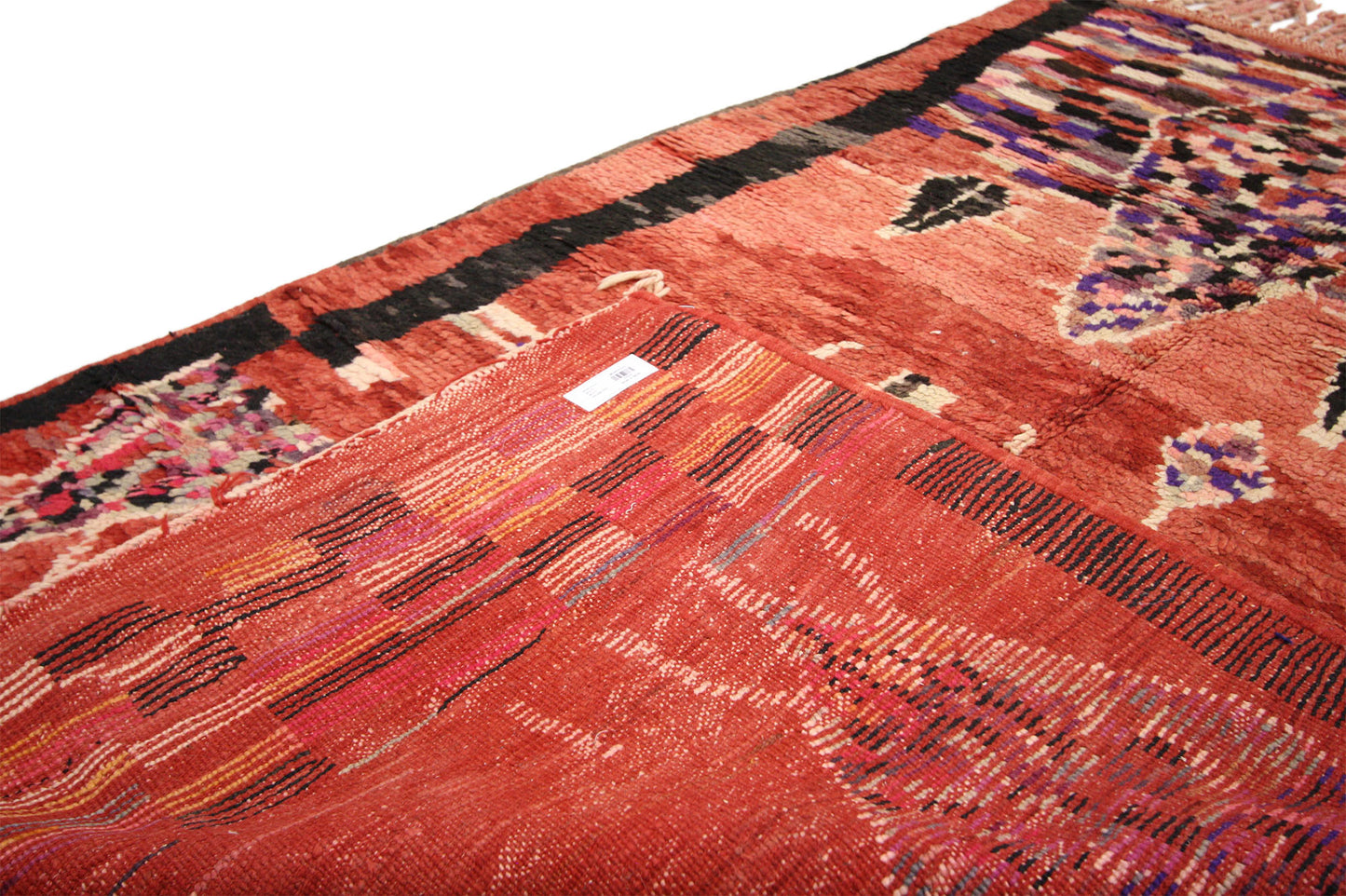 4 x 6 Vintage Red Boujad Moroccan Rug 20008