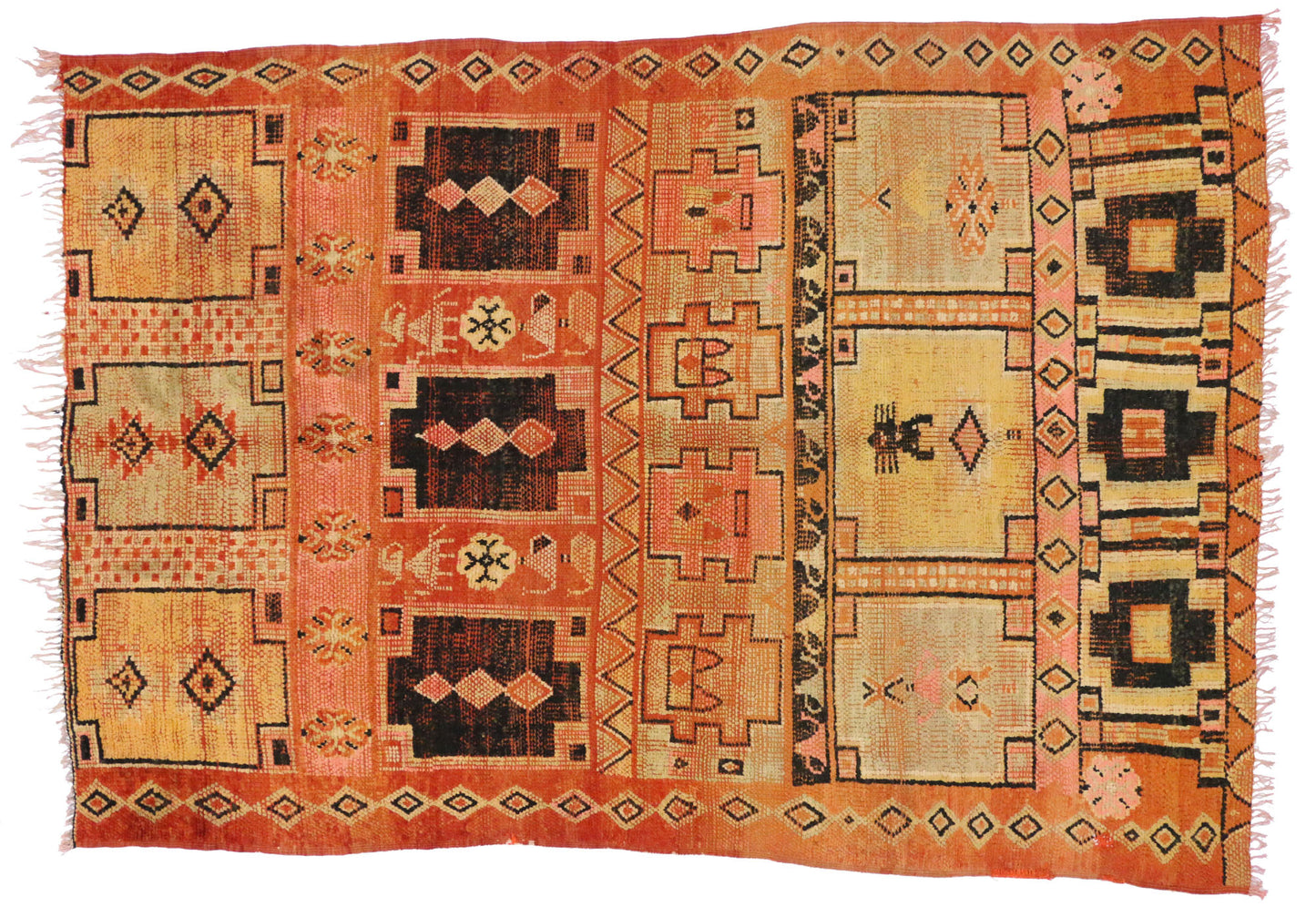 6 x 9 Antique Moroccan Rug 20035