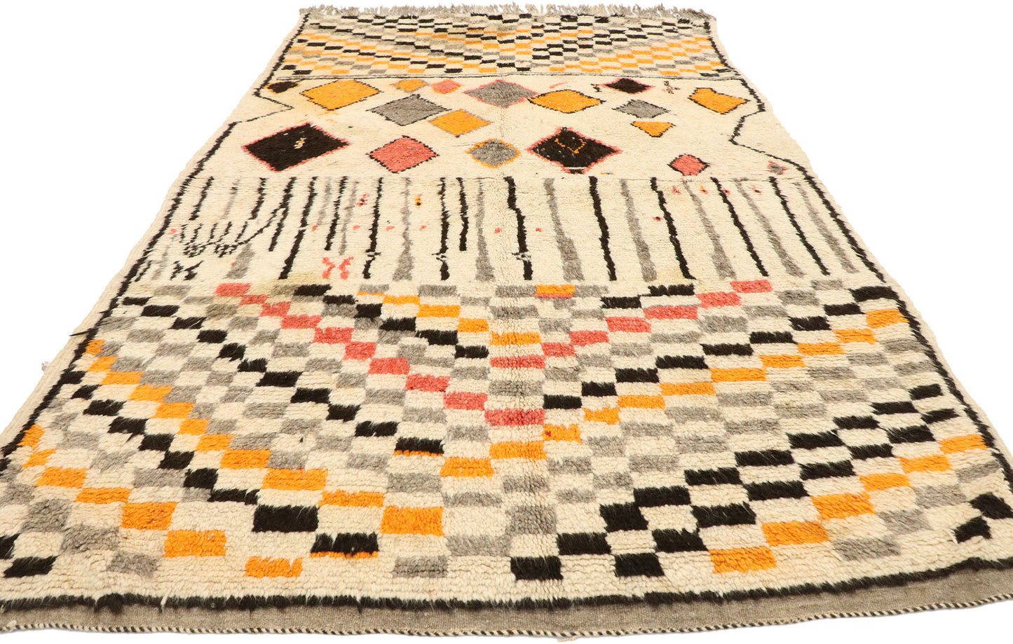 5 x 7 Vintage Moroccan Azilal Rug 20053