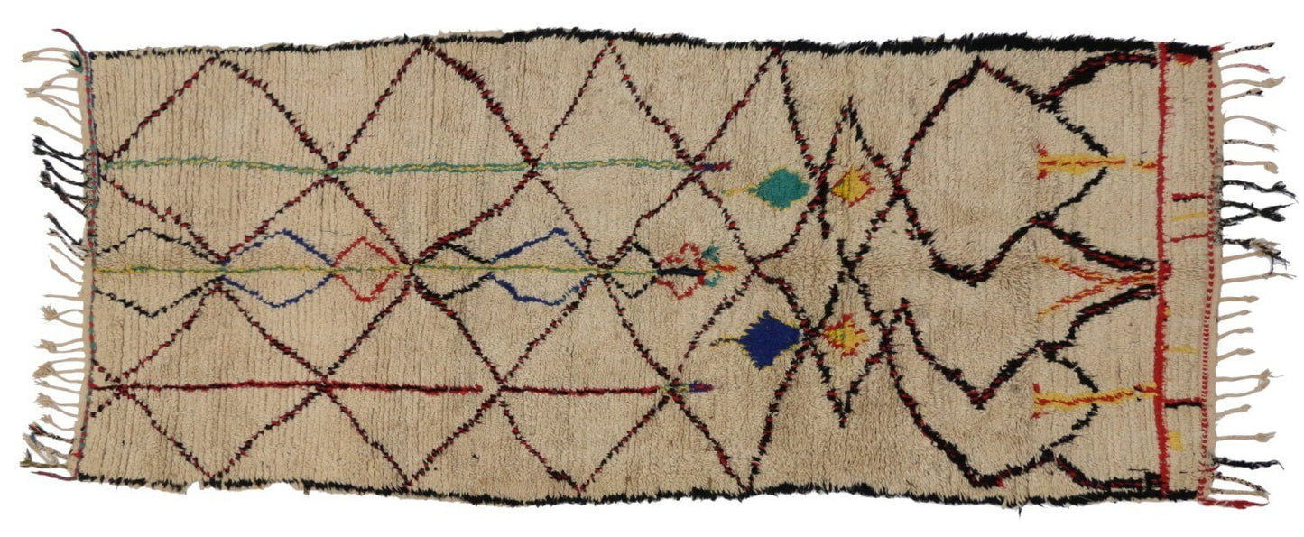 4 x 9 Vintage Moroccan Rug 20073