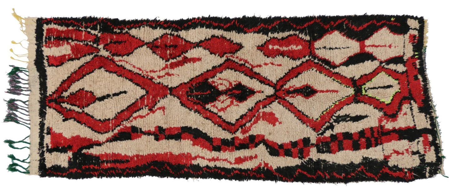 3 x 8 Vintage Moroccan Rug 20081