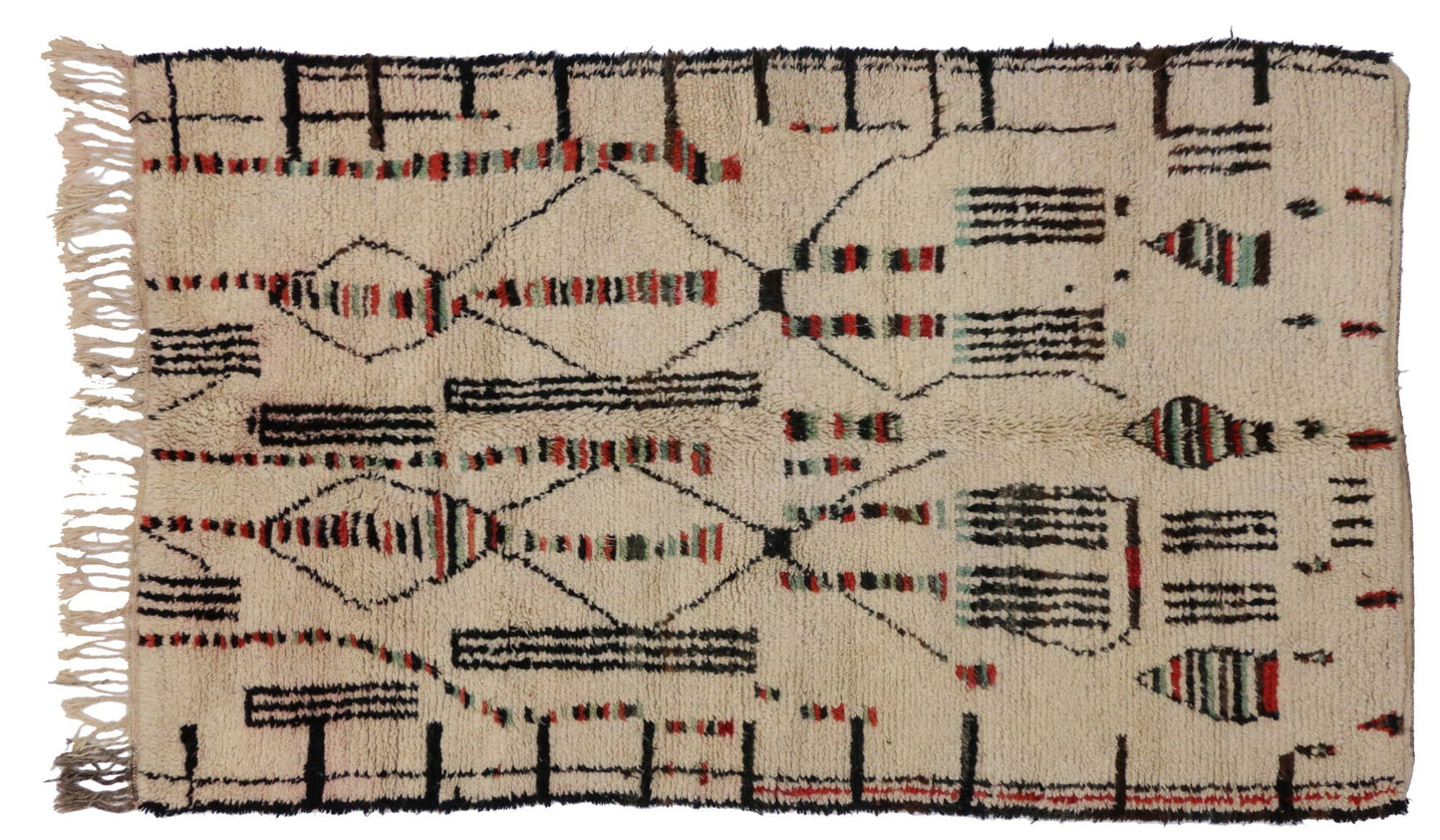 5 x 8 Vintage Moroccan Rug 20082