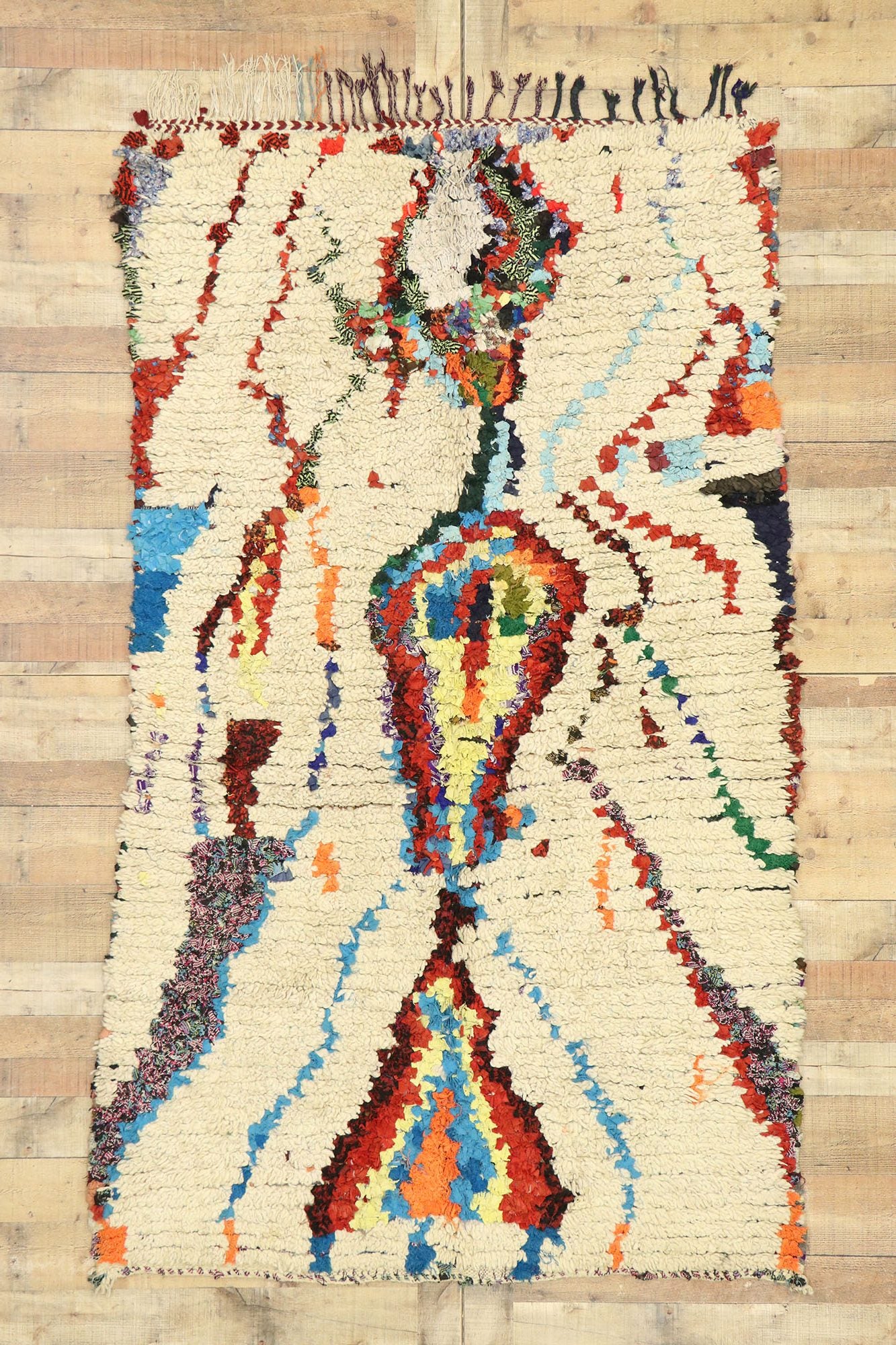 5 x 8 Vintage Moroccan Azilal Rug 20088