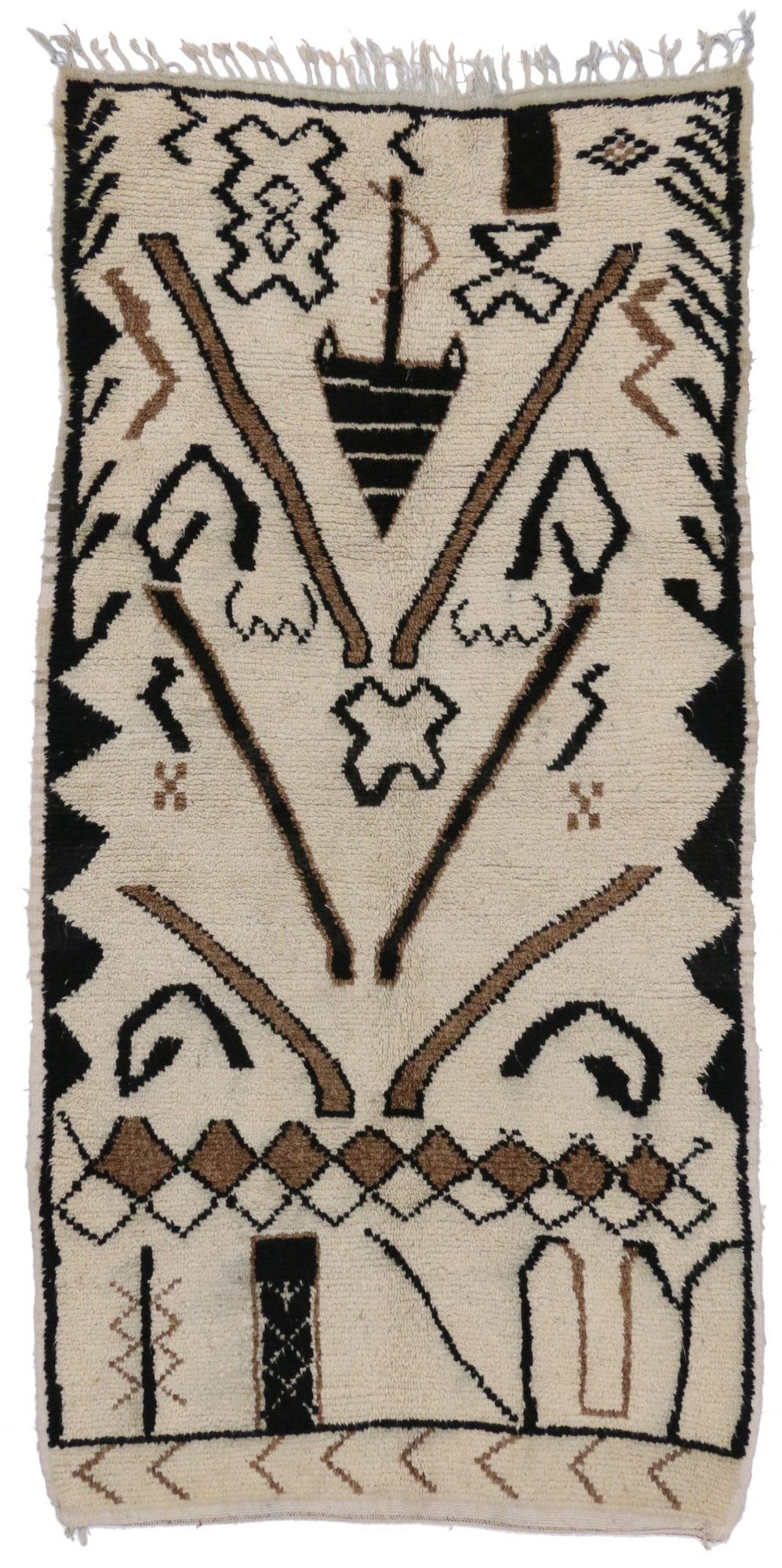 5 x 9 Vintage Moroccan Rug 20106