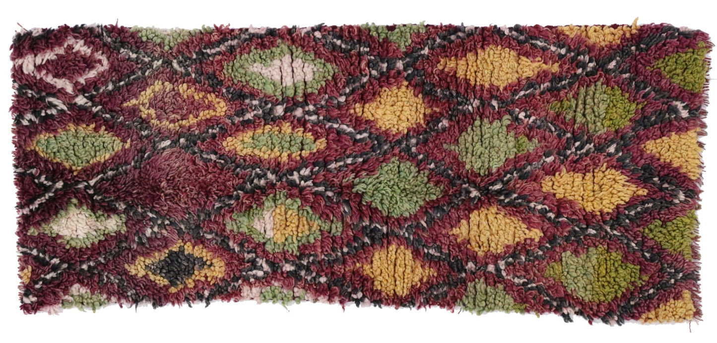 1 x 3 Vintage Moroccan Rug 20111