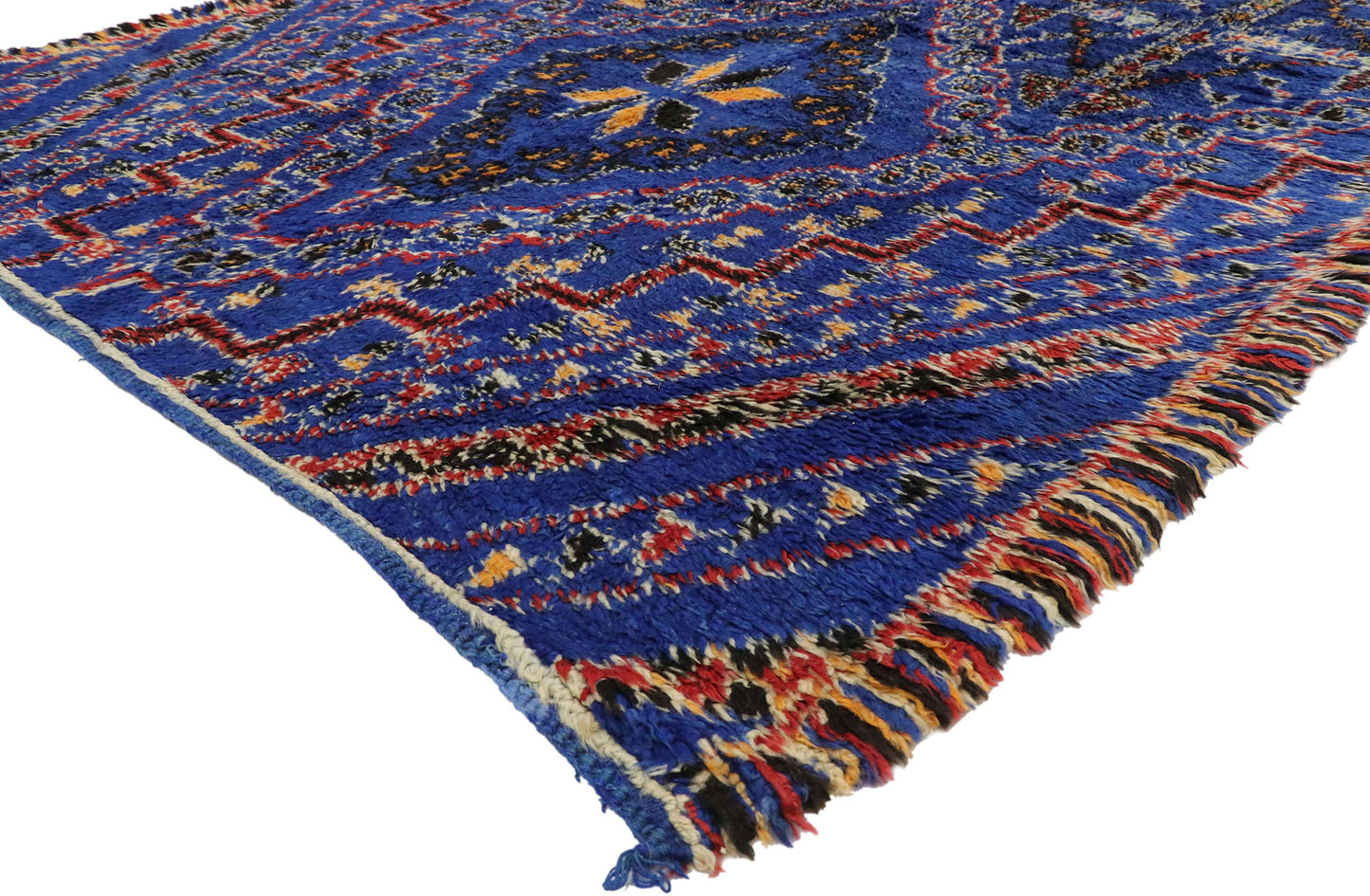 6 x 14 Vintage Blue Beni MGuild Moroccan Rug 20123