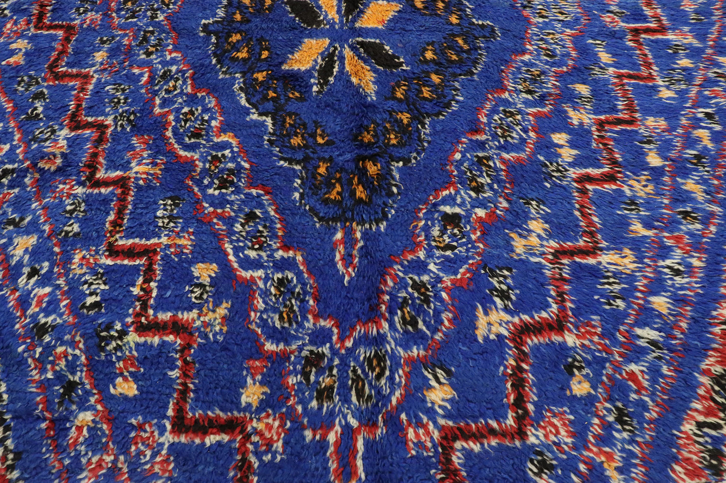 6 x 14 Vintage Blue Beni MGuild Moroccan Rug 20123