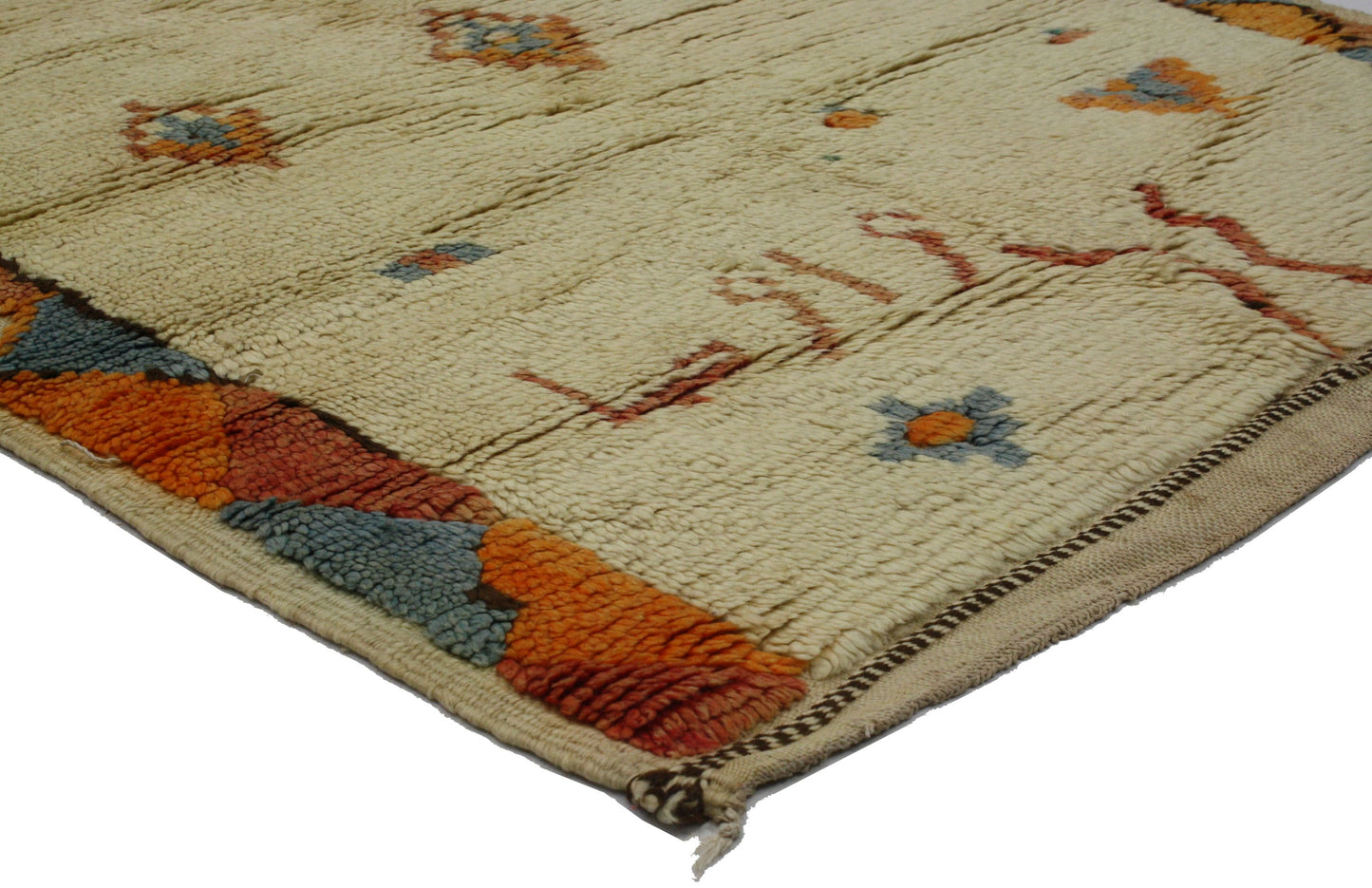 4 x 8 Vintage Moroccan Rug 20141