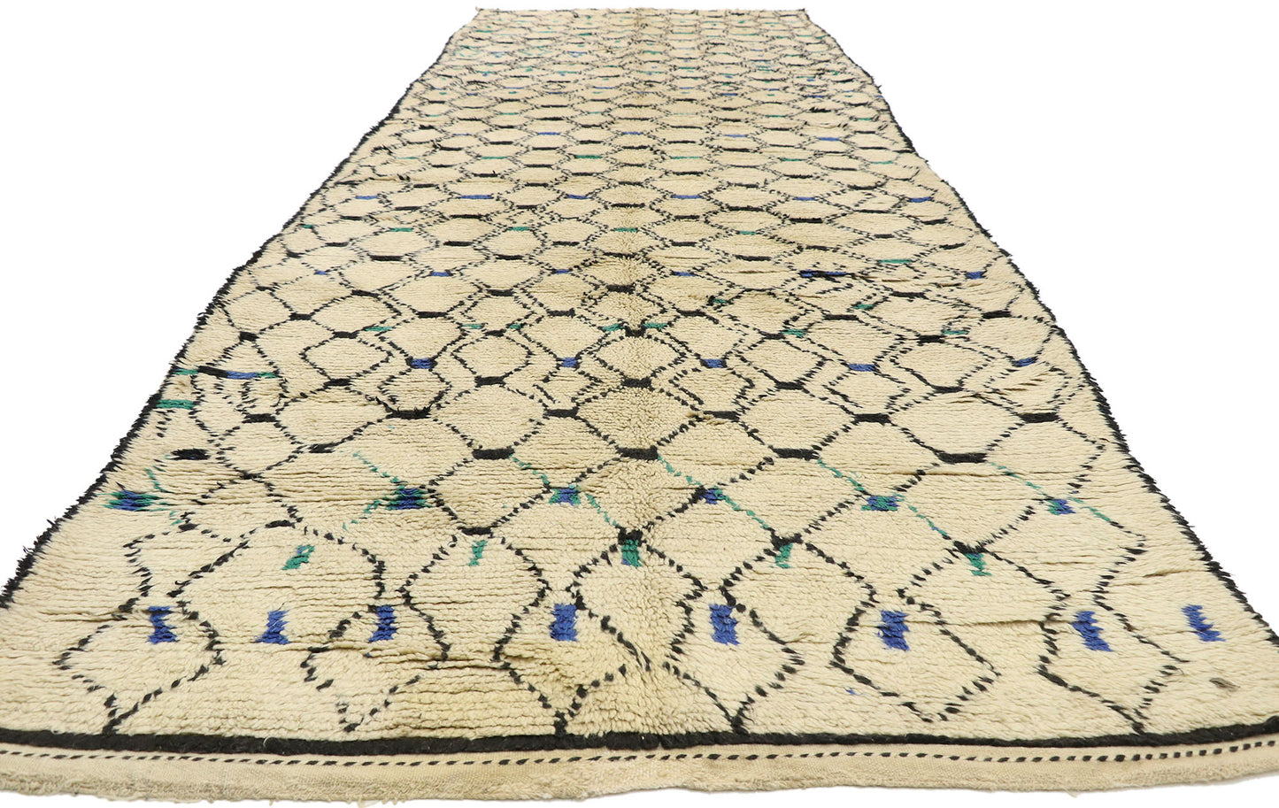 5 x 15 Vintage Moroccan Azilal Rug 20174