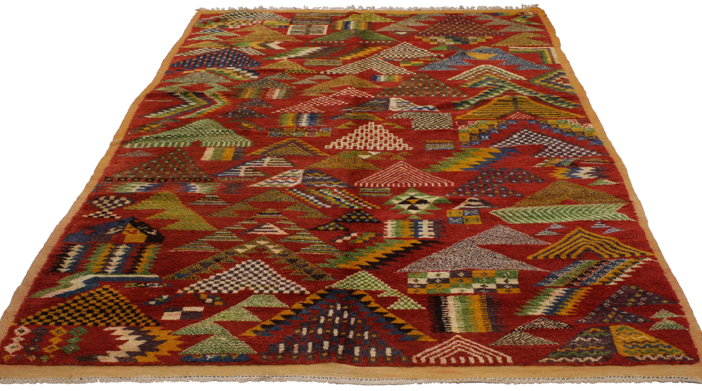 5 x 8 Vintage Moroccan Rug 20198