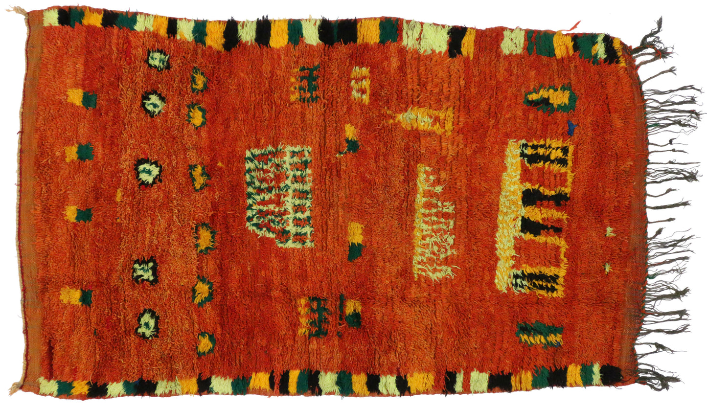 4 x 6 Vintage Moroccan Rug 20204