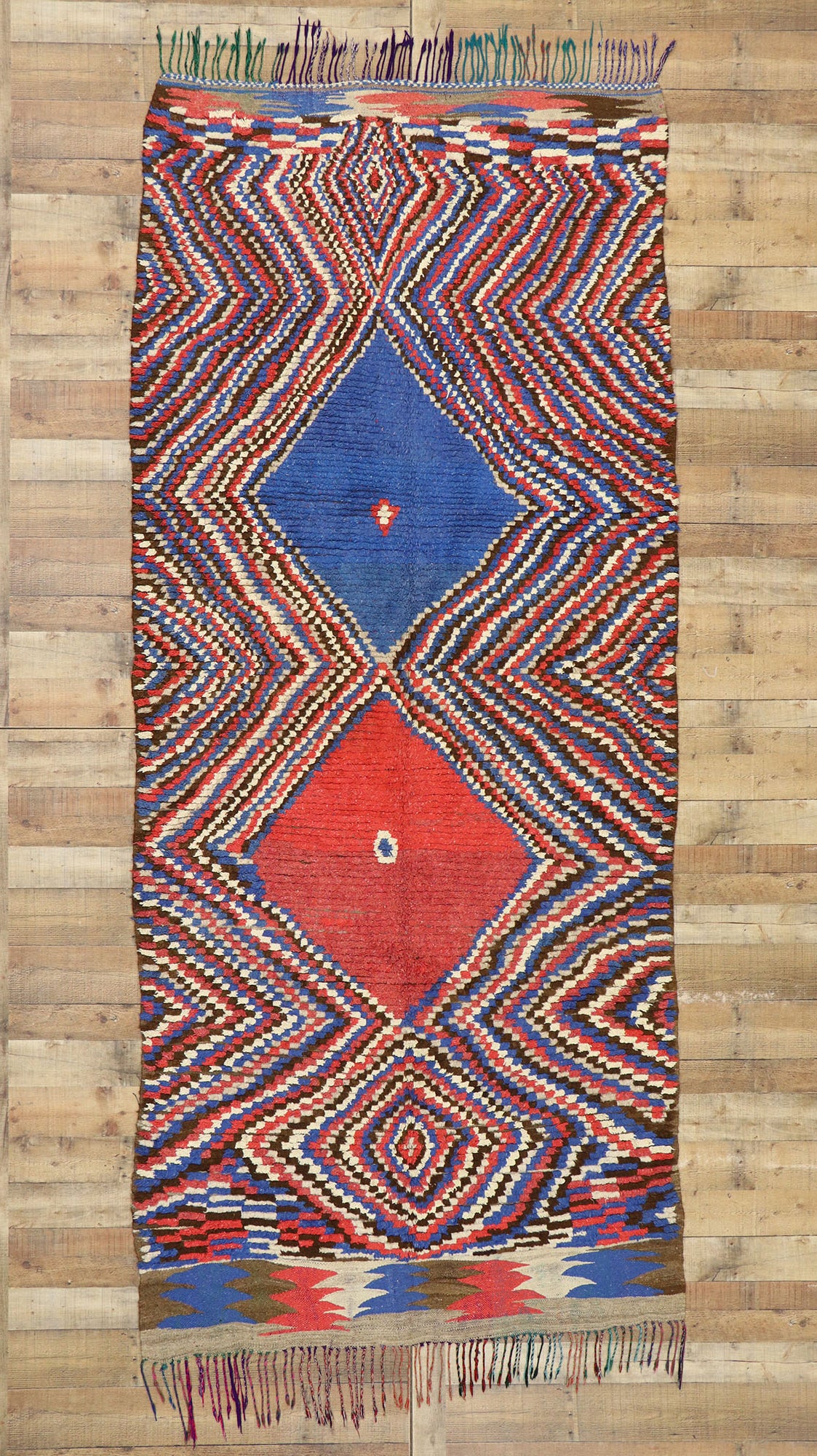 5 x 10 Vintage Moroccan Azilal Rug 20250