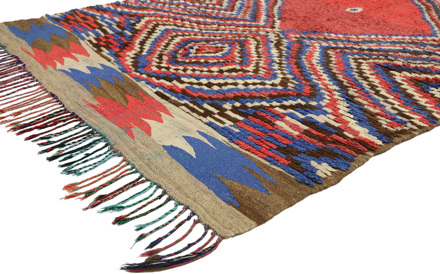 5 x 10 Vintage Moroccan Azilal Rug 20250