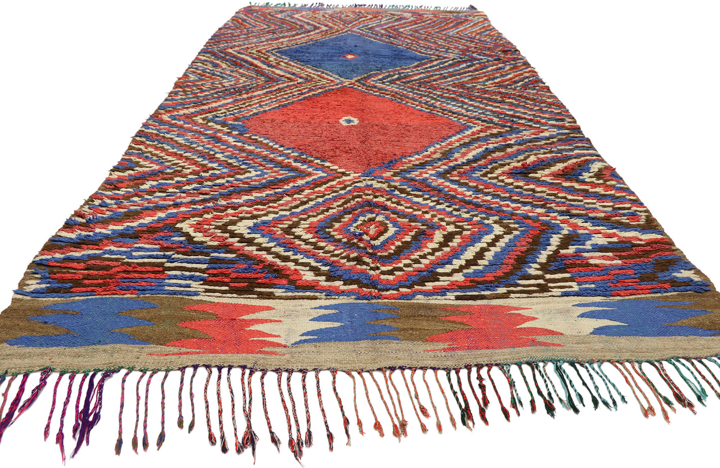 5 x 10 Vintage Moroccan Azilal Rug 20250