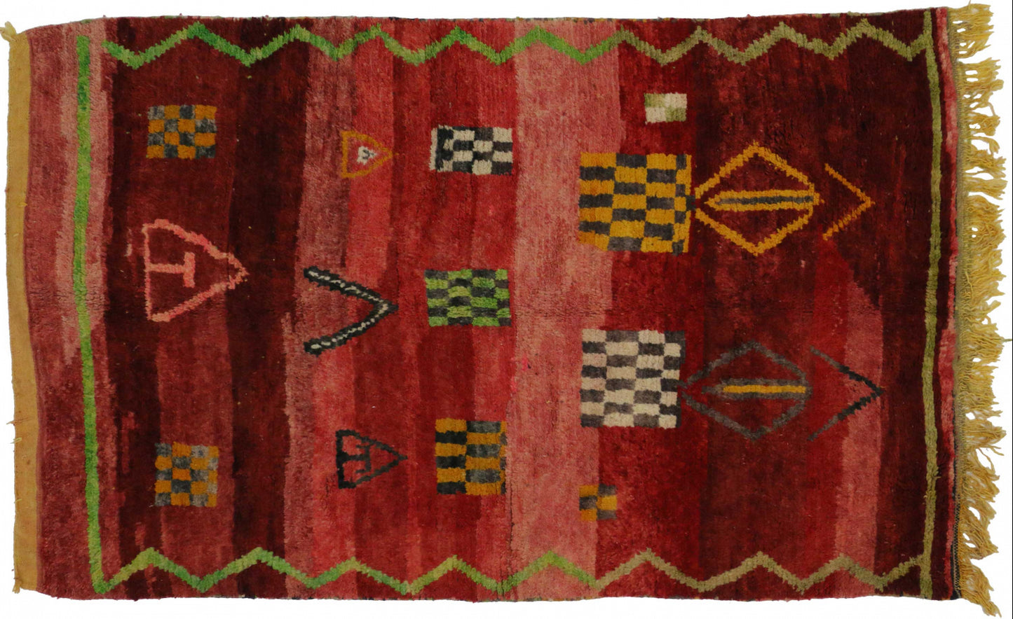 5 x 8 Vintage Moroccan Rug 20269