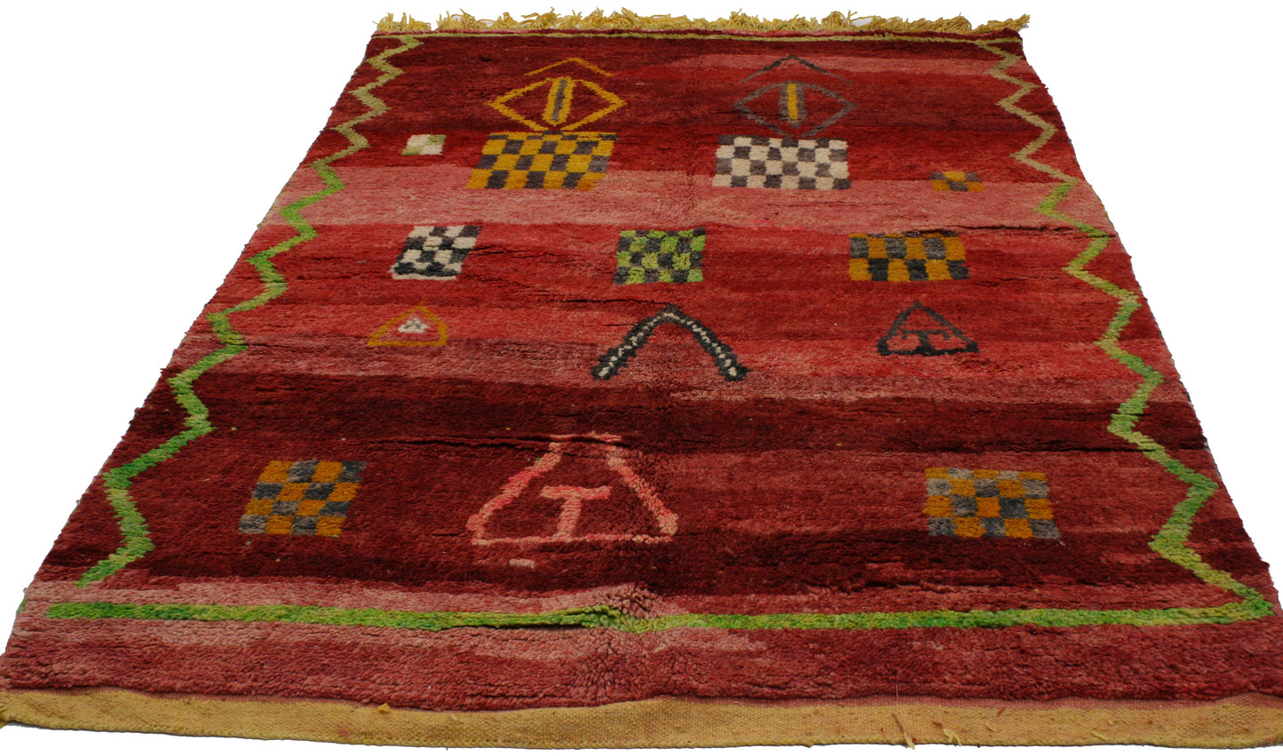 5 x 8 Vintage Moroccan Rug 20269