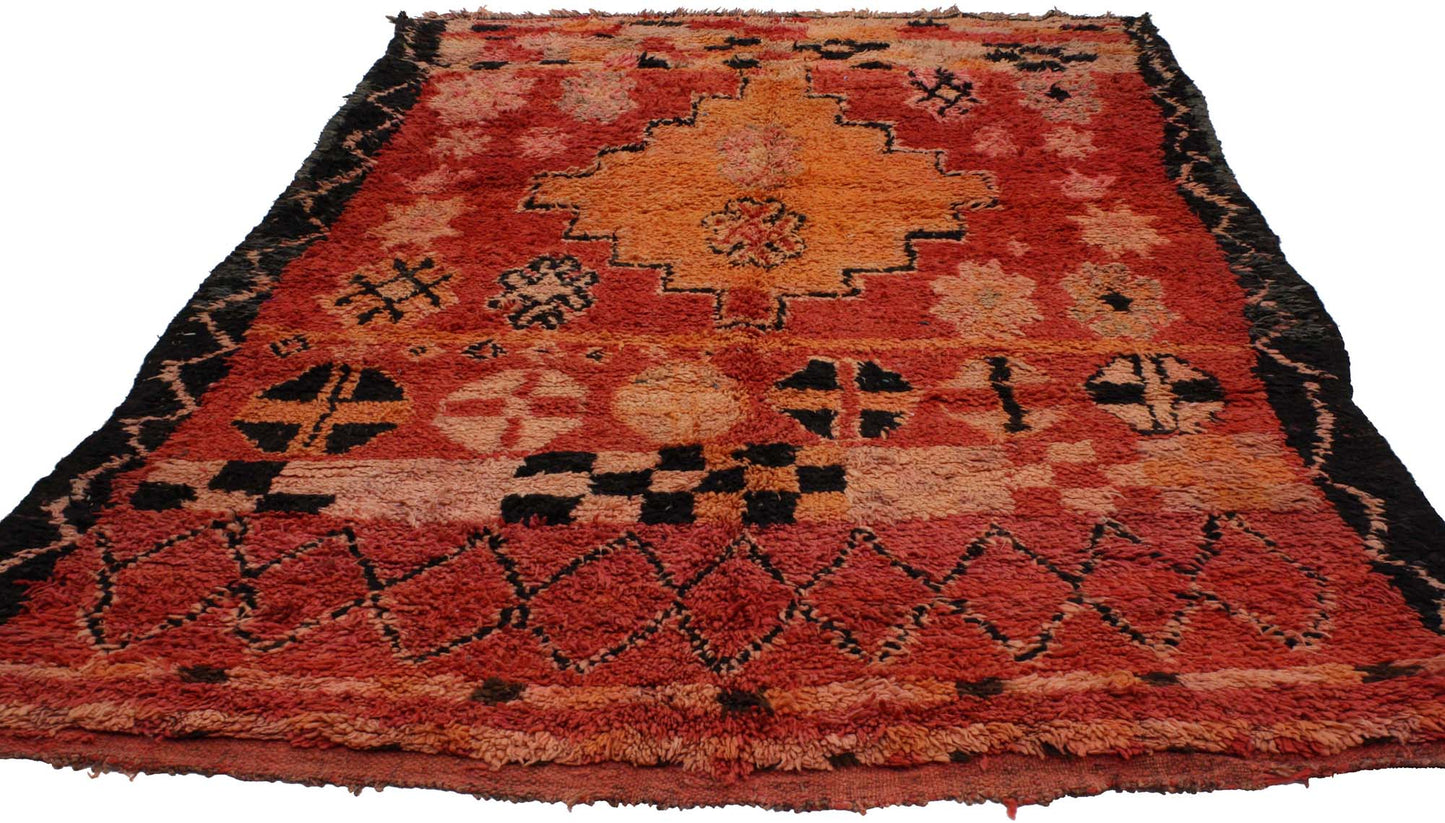 6 x 8 Vintage Moroccan Rug 20287