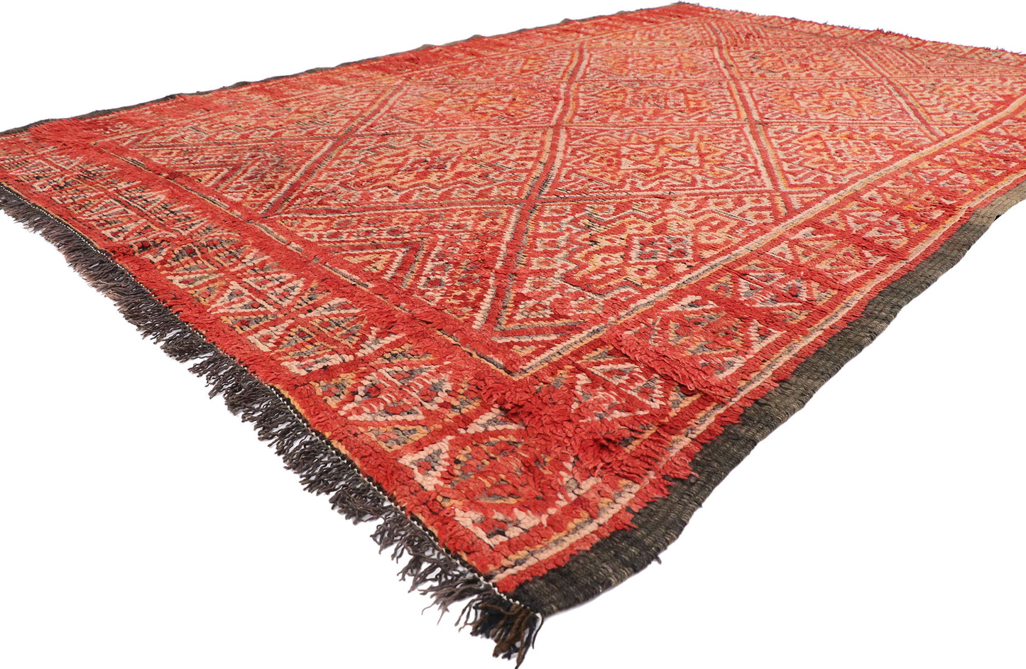 6 x 10 Vintage Red Beni MGuild Moroccan Rug 20295