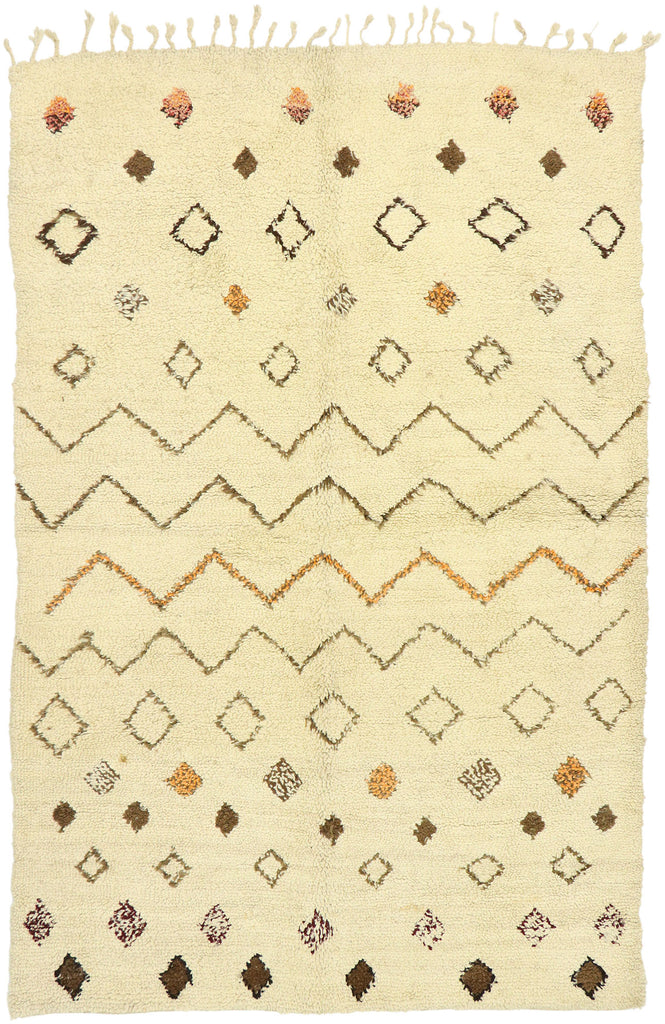 6 x 9 Vintage Moroccan Azilal Rug 20299