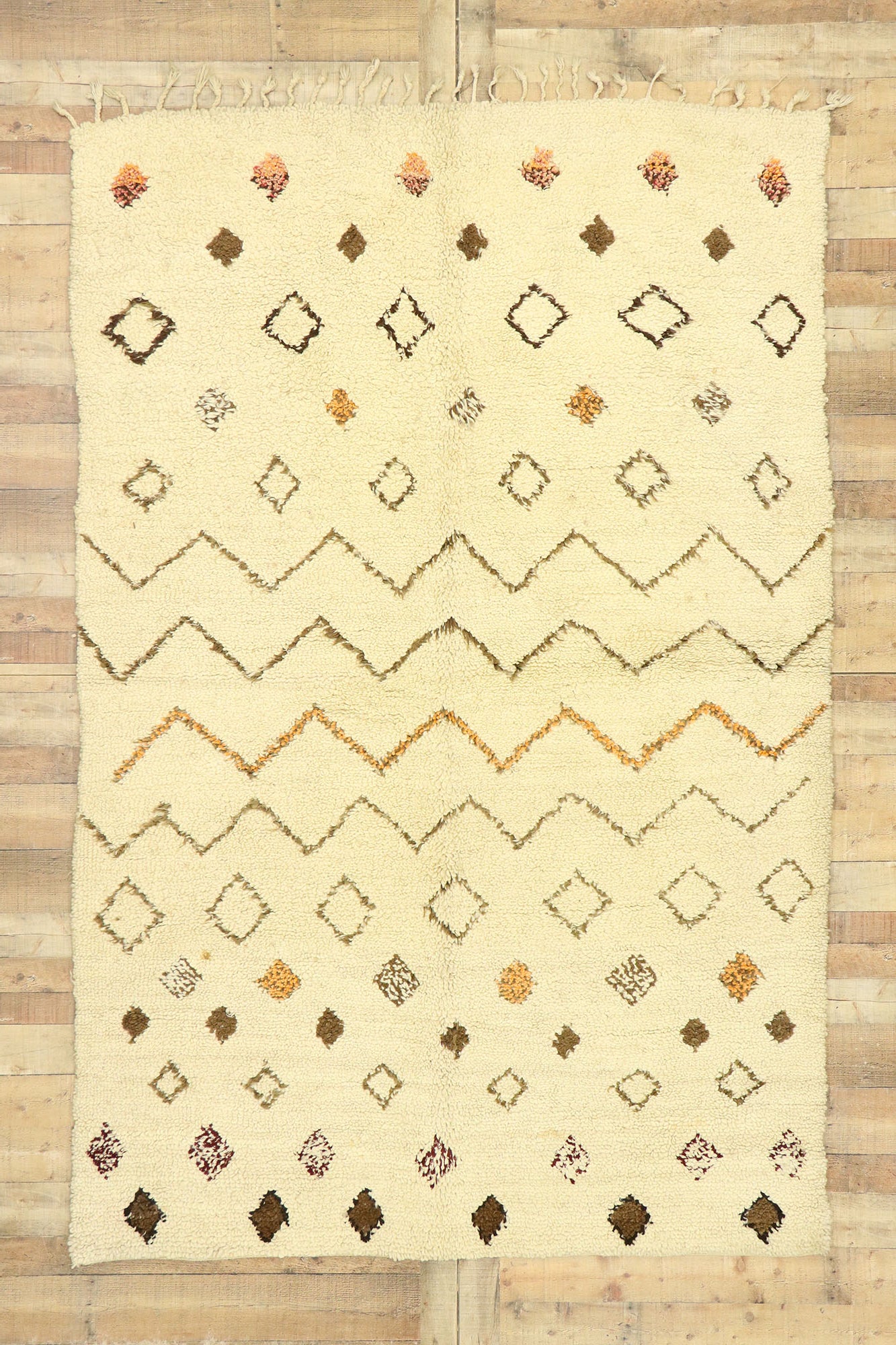 6 x 9 Vintage Moroccan Azilal Rug 20299