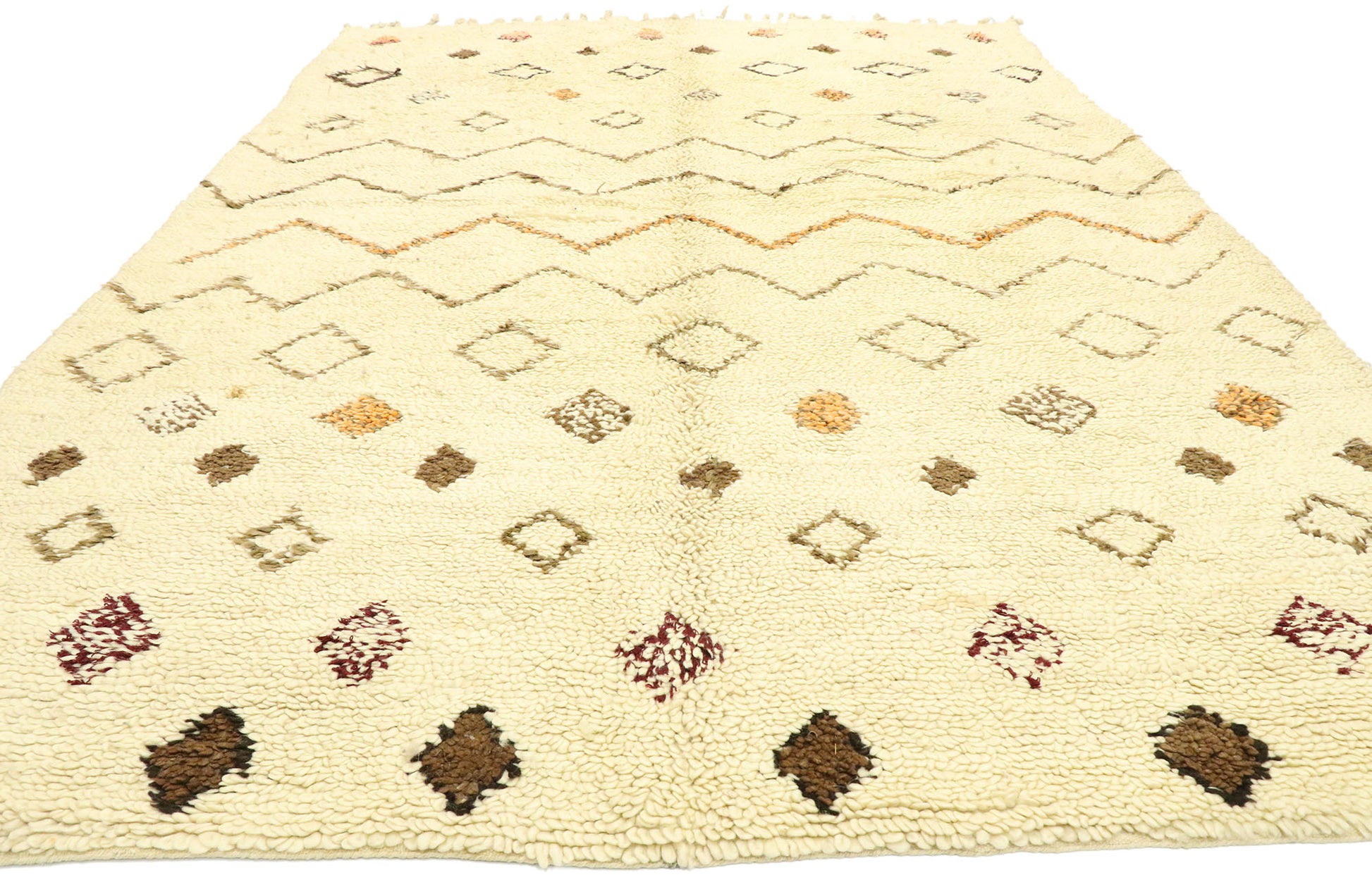 6 x 9 Vintage Moroccan Azilal Rug 20299