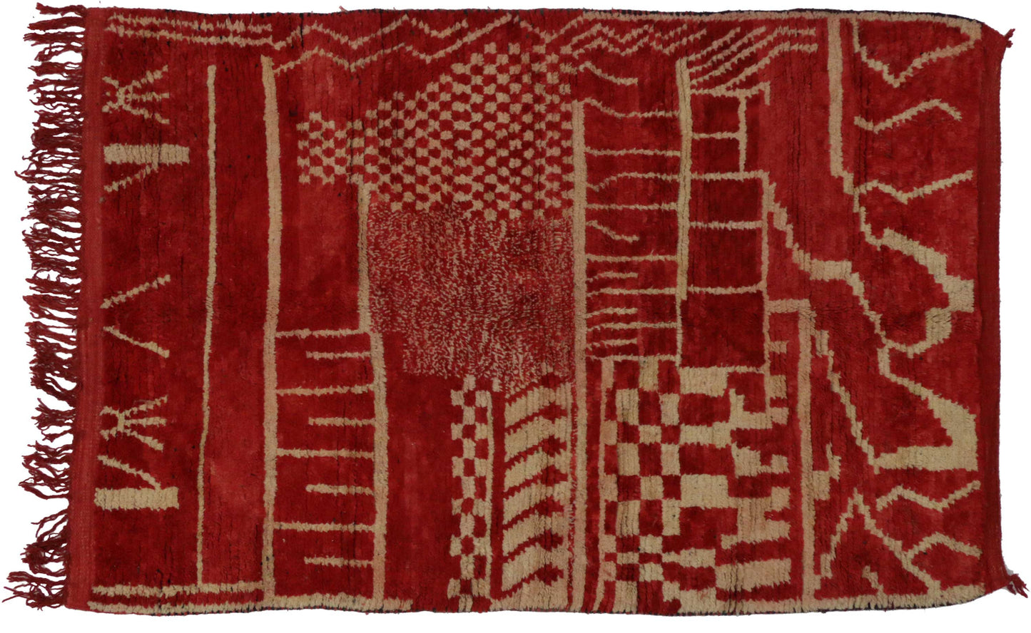 5 x 8 Vintage Moroccan Rug 20306