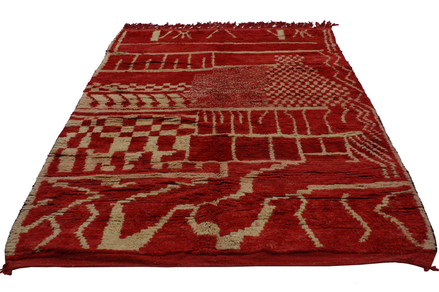 5 x 8 Vintage Moroccan Rug 20306