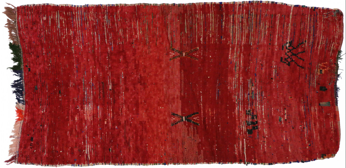 4 x 9 Vintage Moroccan Rug 20317