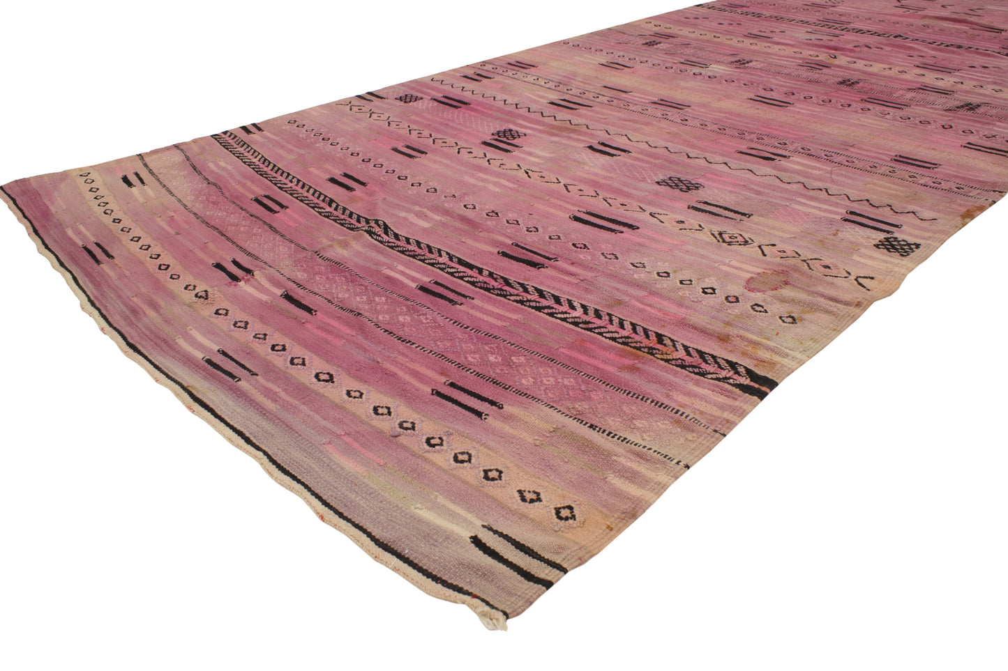 5 x 14 Vintage Moroccan Kilim Rug 20411