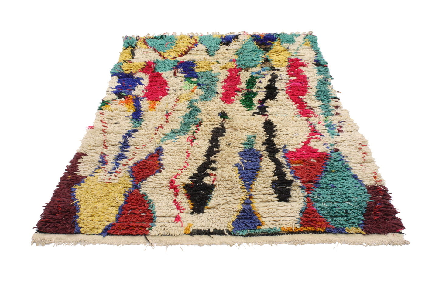 4 x 6 Vintage Moroccan Azilal Rug 20454