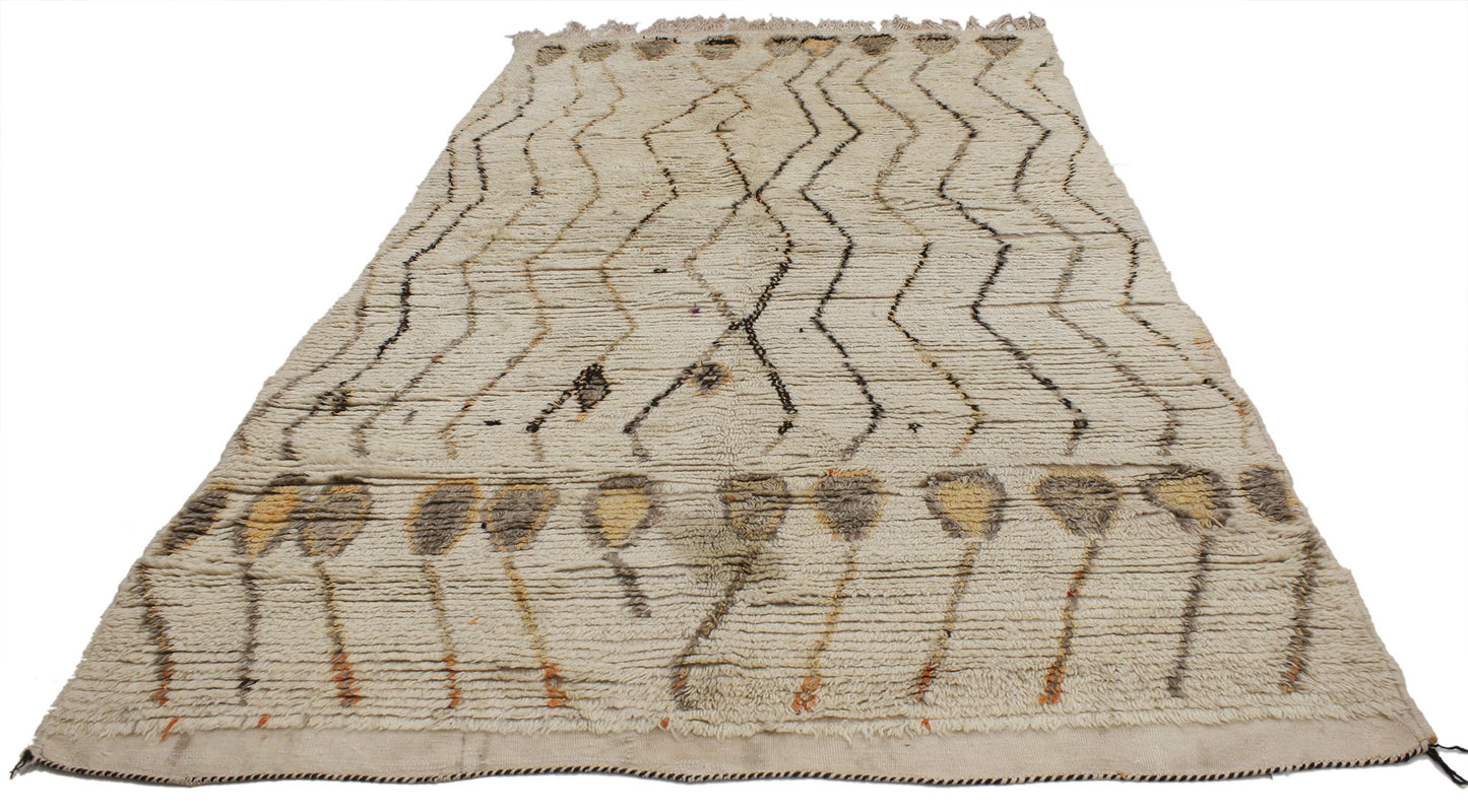 4 x 8 Vintage Moroccan Rug 20571