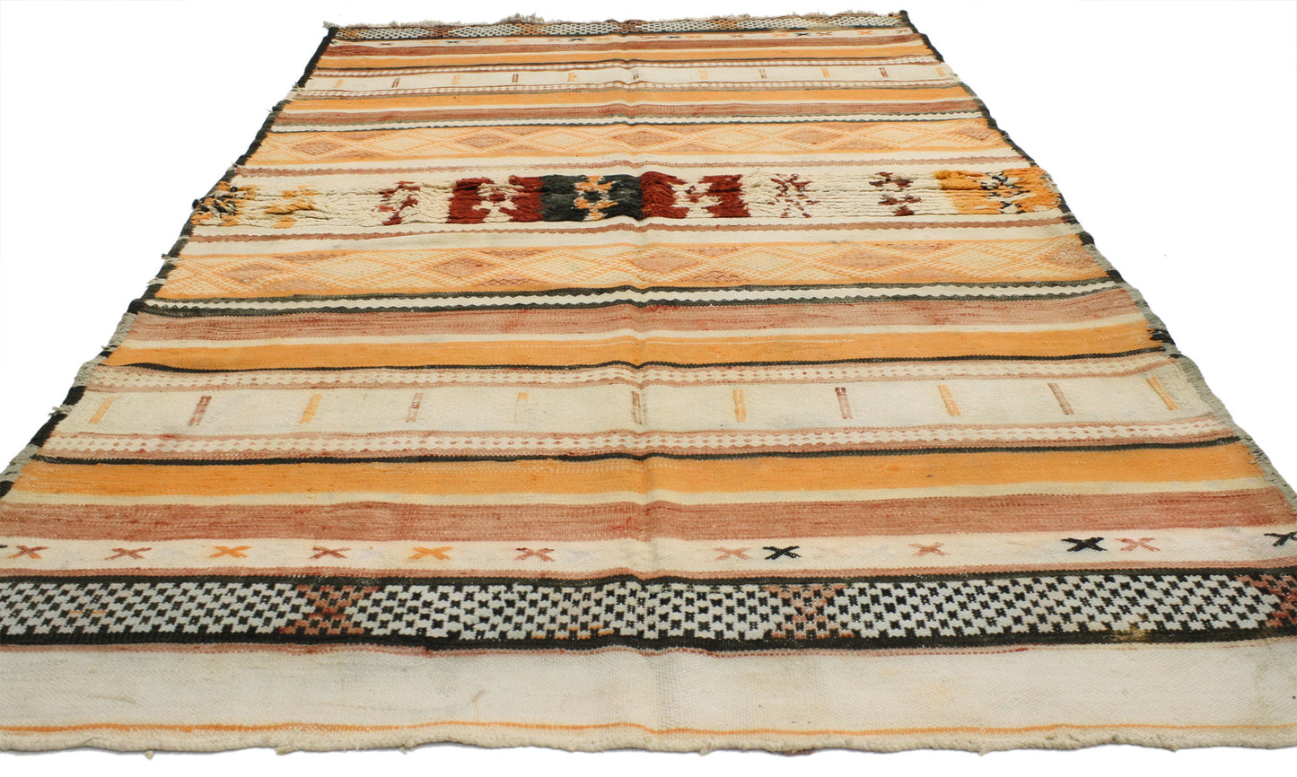 5 x 9 Vintage Moroccan Kilim Rug 20609
