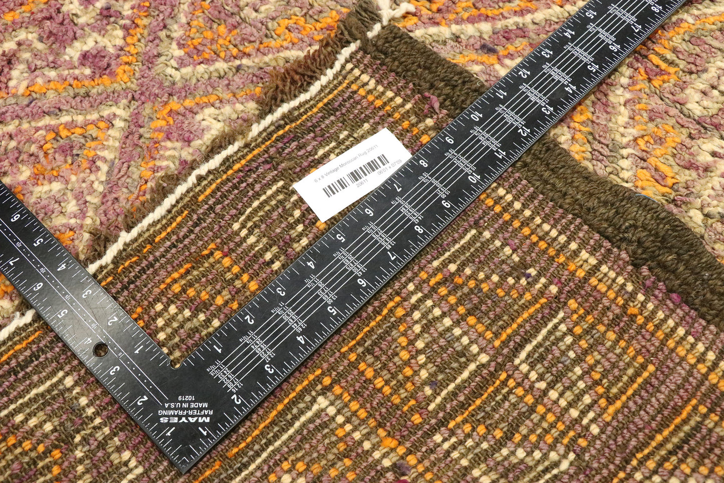 6 x 8 Vintage Moroccan Rug 20611