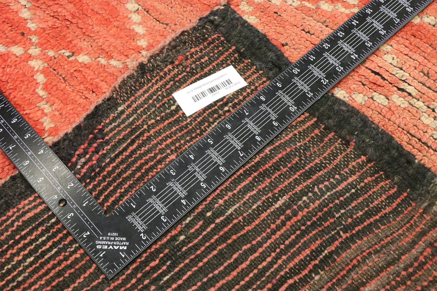 6 x 8 Vintage Moroccan Rug 20613