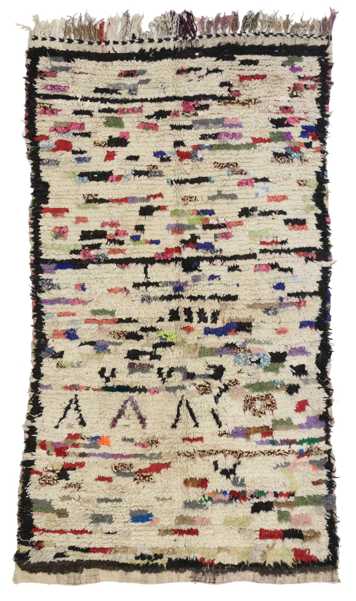 3 x 6 Vintage Moroccan Azilal Rug 20625